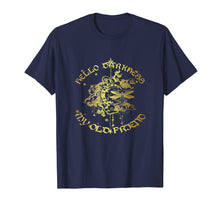 Load image into Gallery viewer, Hello Darkness My Old Friend Moon Dragonfly Hippie Shirt