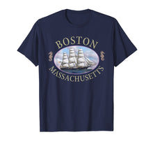 Load image into Gallery viewer, Boston Massachusetts Nautical t-shirt