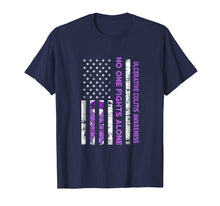 Load image into Gallery viewer, No One Fights Alone Flag USA Ulcerative Colitis Awareness