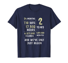 Load image into Gallery viewer, 2nd Year Anniversary Apparel Gift T-Shirt for Her or Him