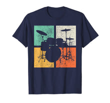 Load image into Gallery viewer, Drummer T-Shirt Drumline Tshirt Drumset Tee Gift Vintage