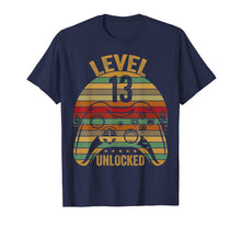 Load image into Gallery viewer, Level 13 Unlocked Birthday 13 Year Old Boy Kids Gift Shirt