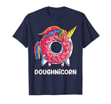 Load image into Gallery viewer, Doughnicorn Unicorn Donut Shirt Girls Rainbow Unicorns Squad