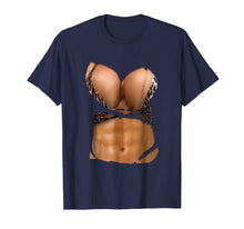 Load image into Gallery viewer, Fake Abs Shirt Bikini Body Muscle Six Pack Fake Big Boobs