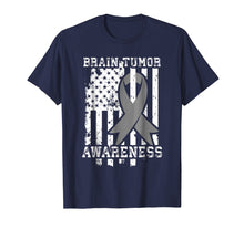 Load image into Gallery viewer, American Flag Shirt Gift for Brain Tumor Patients
