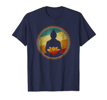 Load image into Gallery viewer, Buddha Lotus Flower Meditation Vintage T-shirt
