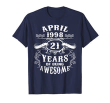 Load image into Gallery viewer, April 1998 Vintage Funny 21th Birthday Gift T Shirt