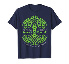 Load image into Gallery viewer, As Above So Below Wiccan Pagan T-Shirt for Witches