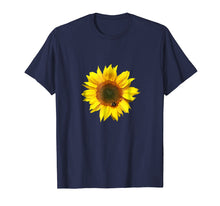 Load image into Gallery viewer, Flower Shirts Nice Sunflower with a Bee T-Shirt