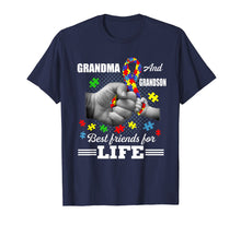 Load image into Gallery viewer, Autism Awareness TShirt Grandma And Grandson Best Friend For