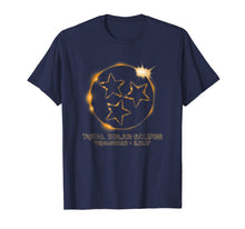 Load image into Gallery viewer, Tennessee Stars Total Solar Eclipse Shirt gold