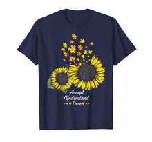 Load image into Gallery viewer, Autism Mom Dad Shirt Gifts Sunflower Autism Puzzle Piece