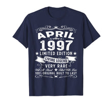 Load image into Gallery viewer, April 1997 Shirt Vintage 22nd Birthday Gift 22 Years Old