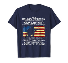 Load image into Gallery viewer, Veterans Day t shirt I am grumpy veteran