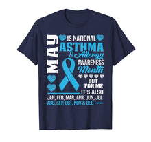 Load image into Gallery viewer, May is Asthma and Allergy Awareness Month Shirt Teal Ribbon