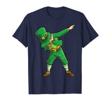 Load image into Gallery viewer, Dabbing Leprechaun Shirt St Patricks Day Women Men Funny Tee