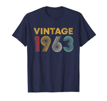 Load image into Gallery viewer, 56th Birthday Gift Idea Vintage 1963 T-Shirt Men Women