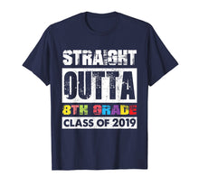 Load image into Gallery viewer, Straight Outta 8Th Grade Shirt Class Of 2019 Graduation Gift