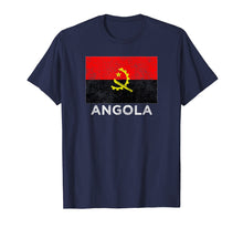 Load image into Gallery viewer, Angola National flag distressed t-shirt for men women kids