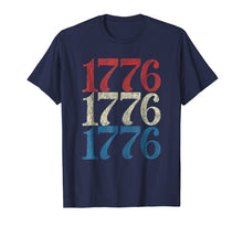 Load image into Gallery viewer, 1776 Shirt Patriot USA Flag Revolutionary War Tshirt Retro