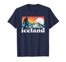 Load image into Gallery viewer, Iceland Retro Bigfoot Mountains T-Shirt