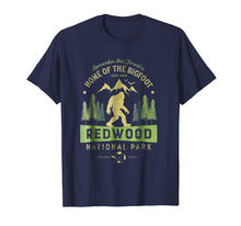 Load image into Gallery viewer, Redwood National Park T Shirt Vintage California Bigfoot Tee