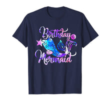 Load image into Gallery viewer, Birthday Mermaid T-shirt Birthday Mermaid Outfit Costume