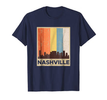 Load image into Gallery viewer, Nashville T-Shirt City Skyline Retro Vintage Souvenir