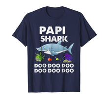 Load image into Gallery viewer, Papi Shark T-shirt Doo Doo Doo - Father's Day Gift Tee