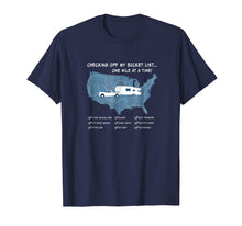 Load image into Gallery viewer, Checking off my Bucket List Funny Fifth Wheel RV T-shirt