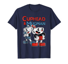 Load image into Gallery viewer, Cuphead & Mugman Dynamic Duo Graphic T-Shirt