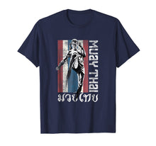 Load image into Gallery viewer, Muay Thai T-Shirt - Thailand Flag Martial Arts Shirt