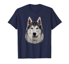 Load image into Gallery viewer, Siberian Husky Dog Face, T-Shirt