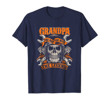 Load image into Gallery viewer, Biker Grandpa The Man The Myth The Legend Motorcycle Shirt