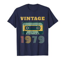 Load image into Gallery viewer, 40th Birthday Gift Vintage 1979 Year Old Mixtape T-Shirt