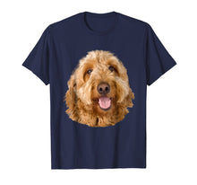 Load image into Gallery viewer, Big Face Golden doodle Dog Tee Golden doodle Funny T shirt