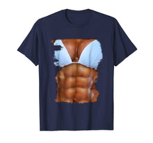 Load image into Gallery viewer, Fake Abs T Shirt Funny Bikini Body Muscle Six Pack 3D