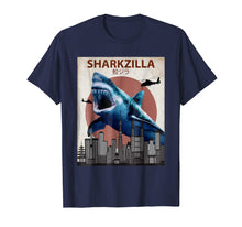 Load image into Gallery viewer, Sharkzilla Funny Shark T-Shirt | Shark Lovers Gift