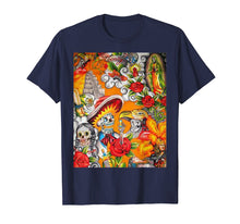 Load image into Gallery viewer, Dia De Los Muertos Llama Alpaca Shirt Sugar Skull Funny Gift