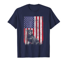 Load image into Gallery viewer, Patriotic American flag Rottweiler 4th of july T-Shirt