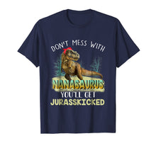 Load image into Gallery viewer, Nanasaurus Jurasskicked Shirt Nana Christmas Gift