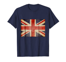 Load image into Gallery viewer, PREMIUM Union Jack T-shirt Vintage UK Flag British Retro