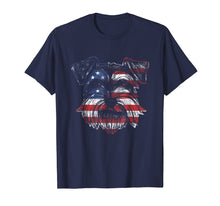 Load image into Gallery viewer, Schnauzer T-Shirt With Bow-Tie 4th Of July Patriotic