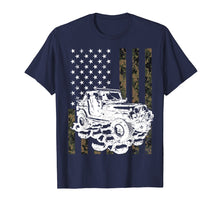 Load image into Gallery viewer, Jeeps T Shirt Camouflage American Flag Birthday Gift T-Shirt