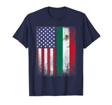 Load image into Gallery viewer, Mexican Born American Raised Mexico Usa Flag America Roots