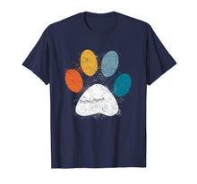 Load image into Gallery viewer, Vintage Dog T-Shirt Puppy Dog Paw Print Dog Love Pet Paw