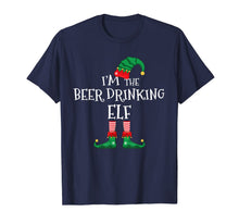 Load image into Gallery viewer, I'm The Beer-Drinking-Elf Matching-Family Christmas T-Shirt