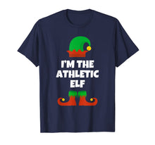 Load image into Gallery viewer, I'm The Athletic Elf Family Funny Christmas Gift T-Shirt