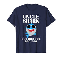 Load image into Gallery viewer, Uncle Shark T-Shirt Doo Doo Doo Fathers Day Uncle Shirt