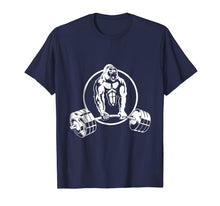 Load image into Gallery viewer, Gorilla Strength Weight lifter Gym T Shirt Body Builder Tee